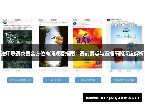 法甲联赛决赛全方位高清观看指南：赛前要点与直播策略深度解析